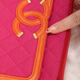 Rare Chanel Timeless Jersey and Lambskin Flap Bag