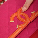 Rare Chanel Timeless Jersey and Lambskin Flap Bag
