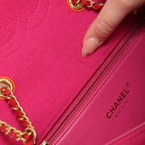Rare Chanel Timeless Jersey and Lambskin Flap Bag