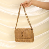 Rare Saint Laurent Wicker Kate Bag