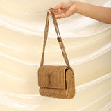 Rare Saint Laurent Wicker Kate Bag