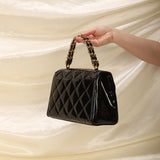 Extremely Rare Chanel Patent Chain Top Handle