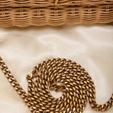 Rare Saint Laurent Wicker Kate Bag