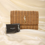 Rare Saint Laurent Wicker Kate Bag