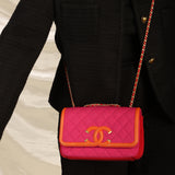 Rare Chanel Timeless Jersey and Lambskin Flap Bag