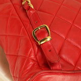 Extremely Rare Chanel Lambskin Double Turnlock Backpack