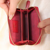 Chanel Caviar Camellia Mini Coin Wallet