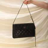 Chanel Caviar Clutch on Chain