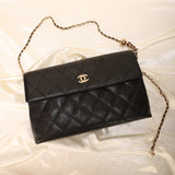 Chanel Caviar Clutch on Chain