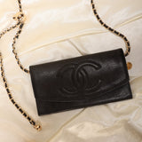 Chanel Caviar Timeless Wallet on Chain