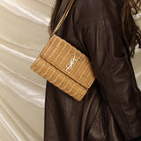 Rare Saint Laurent Wicker Kate Bag