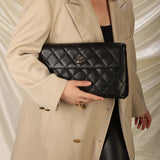 Chanel Caviar Clutch on Chain