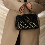 Extremely Rare Chanel Patent Chain Top Handle
