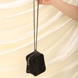 Chanel Satin Mini Box Bracelet Bag