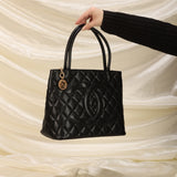 Chanel Caviar Medallion Tote