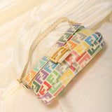 Extremely Rare Fendi Multicolor Baguette