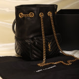 Saint Laurent Chain Mini Bucket Bag
