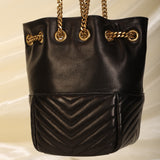 Saint Laurent Chain Mini Bucket Bag