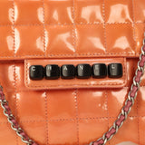 Chanel Patent Square Quilt Pochette