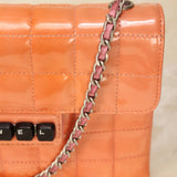 Chanel Patent Square Quilt Pochette
