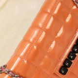 Chanel Patent Square Quilt Pochette