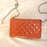 Chanel Patent Wallet on Chain