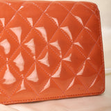 Chanel Patent Wallet on Chain