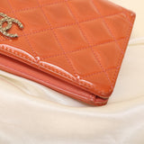 Chanel Patent Wallet on Chain