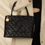 Chanel Caviar Medallion Tote
