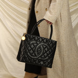 Chanel Caviar Medallion Tote