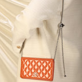 Chanel Patent Wallet on Chain