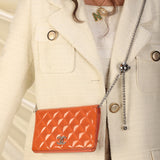 Chanel Patent Wallet on Chain
