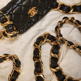 Chanel Lambskin Chunky Chain Mini Crossbody Flap