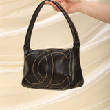 Chanel Contrast Stitch Hobo