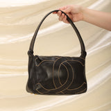 Chanel Contrast Stitch Hobo