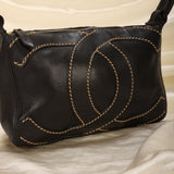 Chanel Contrast Stitch Hobo