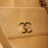 Chanel Caviar Double Sided Turnlock Tote
