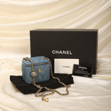 Chanel Denim Mini Vanity Bag