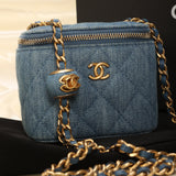 Chanel Denim Mini Vanity Bag