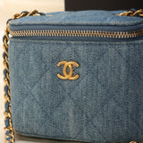 Chanel Denim Mini Vanity Bag