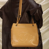 Chanel Caviar Double Sided Turnlock Tote