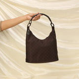 Gucci Nylon Monogram Hobo
