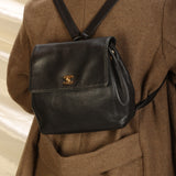 Chanel Caviar Turnlock Backpack