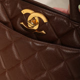 Chanel Caviar XL Logo Tote