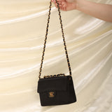 Extremely Rare Chanel Satin Mini Half Flap