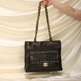 Rare Chanel Mademoiselle Lambskin Turnlock Tote