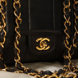 Rare Chanel Mademoiselle Lambskin Turnlock Tote