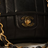 Rare Chanel Mademoiselle Lambskin Turnlock Tote