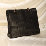 Rare Chanel Mademoiselle Lambskin Turnlock Tote