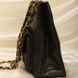 Rare Chanel Mademoiselle Lambskin Turnlock Tote